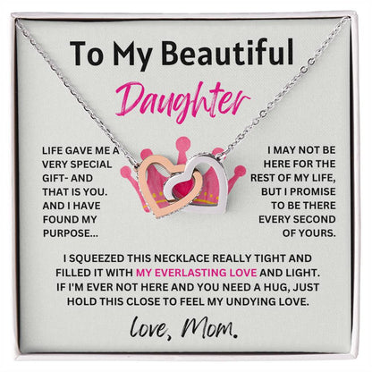 To My Beautiful Daughter, Love, Mom